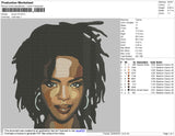 Lauryn Hill Embroidery