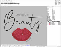 Luscious Beauty Embroidery