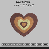 LOVE BROWN