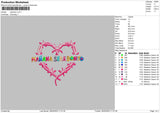 Manana S V6 Embroidery File 6 sizes