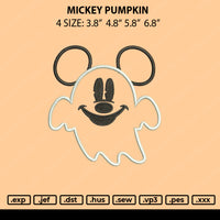 Mickey Halloween Embroidery