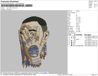 Mac Miller Face Embroidery