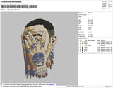 Mac Miller Face Embroidery