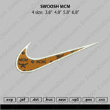 Swoosh MCM Embroidery