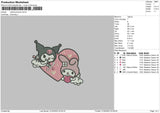 Melokuro With Love Emboidery File 6 sizes
