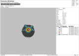 Newton Pokemon Embroidery File 7 sizes