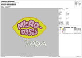 Micro D Embroidery File 6 sizes