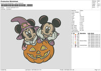 MiniMicki Halloween Embroidery File 6 sizes