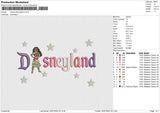 Moana Disneyland Embroidery