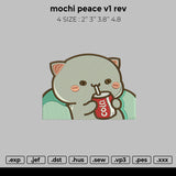 mochi peace v1 rev Embroidery