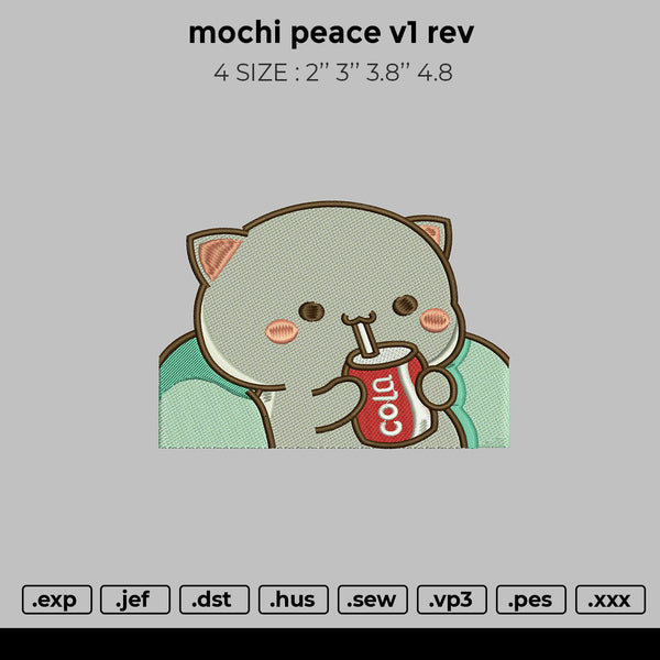mochi peace v1 rev Embroidery