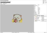 mochi peace v2 rev Embroidery