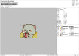 mochi peace v2 rev Embroidery