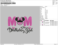 Mom Birthday Embroidery