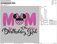Mom Birthday Embroidery