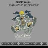 Dluffy Laugh Embroidery File 6 sizes