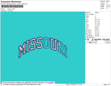 Missouri 02 Embroidery