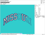 Missouri 02 Embroidery