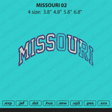 Missouri 02 Embroidery