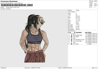 Muscle mama no face Embroidery