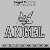 Angel Outline Embroidery