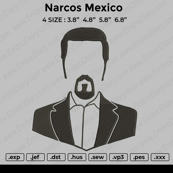 Narcos Mexico Embroidery