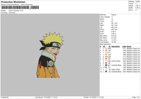Naruto Uzumaki Embroidery