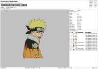 Naruto Uzumaki Embroidery