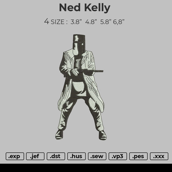 Ned Kelly Embroidery