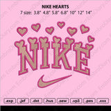 Nike Hearts Embroidery