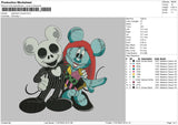 Nightmare Mouse Embroidery File 6 sizes