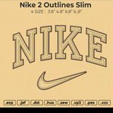 Nike 2 Outlines slim