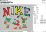 Nike Donald Duck Embroidery