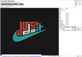 Nike Just Do it Embroidery