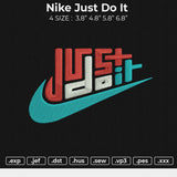Nike Just Do it Embroidery