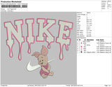 Nike Piglet Embroidery