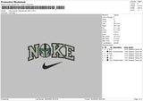 Nike Swoosh Storm Embroidery File 6 sizes