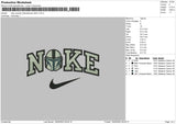 Nike Swoosh Storm Embroidery File 6 sizes
