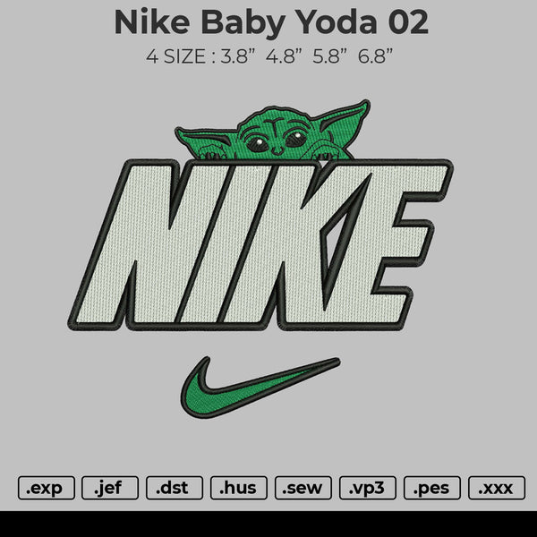 Nike Baby Yoda Embroidery