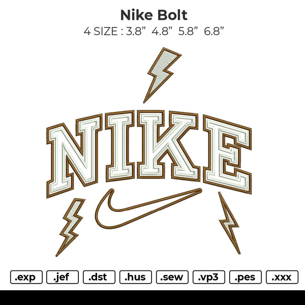 Nike Bolt Embroidery