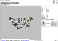 Nike Butterfies v5 Embroidery