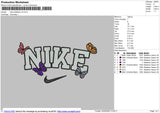 Nike Butterfies v5 Embroidery