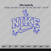 Nike Butterfly Embroidery