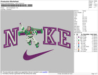 nike buzzlightyear Embroidery