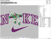 nike buzzlightyear Embroidery