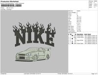 Nike Car Embroidery