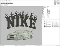 Nike Car Embroidery