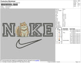 Nike Cat Embroidery
