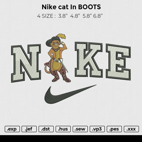 NIKE cat in BOOTS