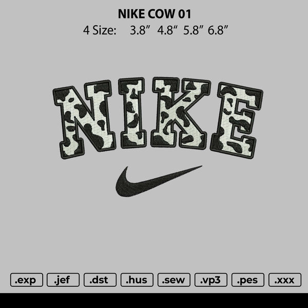Nike Cow 01 Embroidery